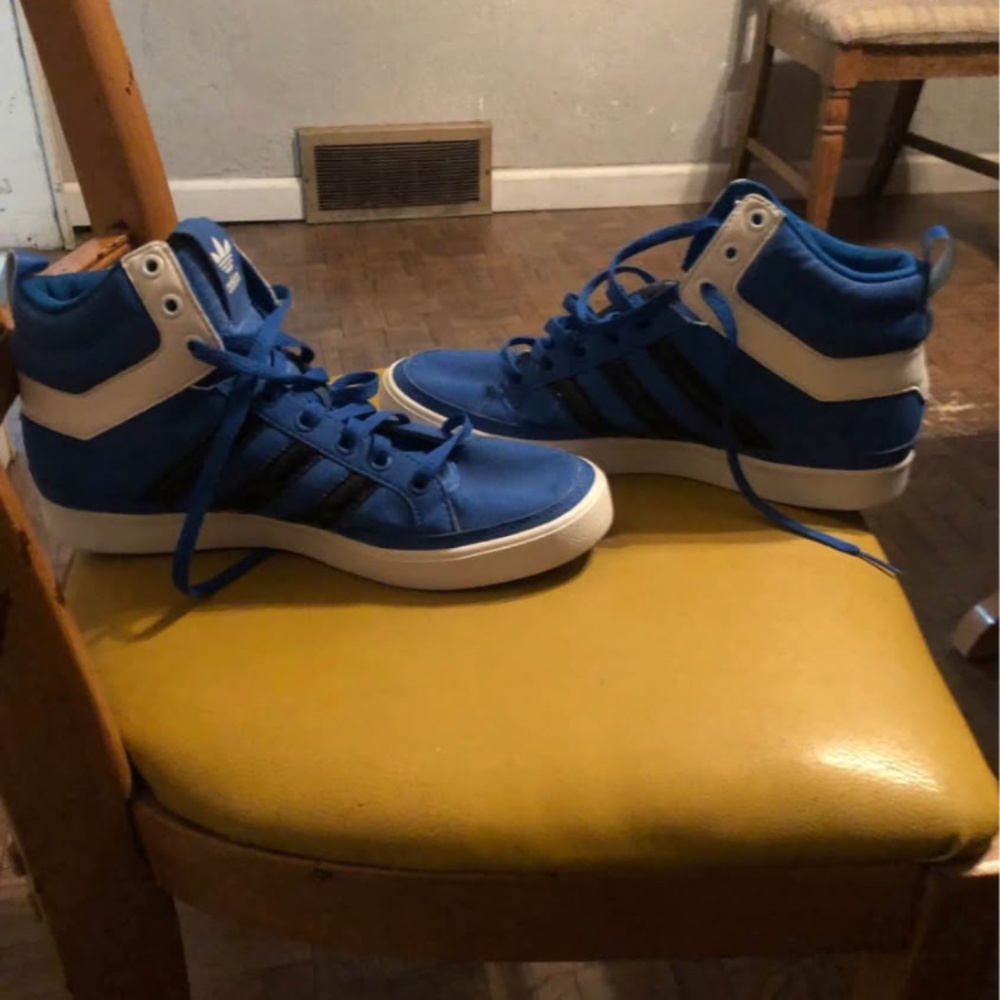 High top adidas and bulls hats